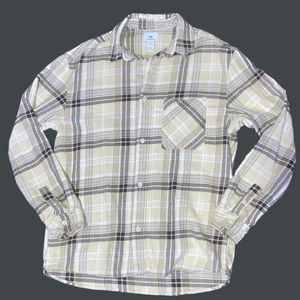 H&M Flannel - Cream w/ mix
